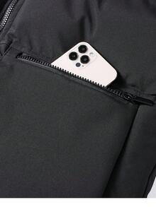 Manfinity Homme Men Zip Up Puffer Vest Coat - Black - View 6