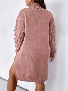 SHEIN Clasi 大碼毛衣裙 - 粉色 - 查看 2