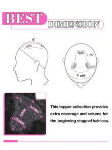 Natural Black Topper Hair With Bangs Human Hair Toppers For Women Clip In Hair Extensions Daily Use - Natural Black - View 4