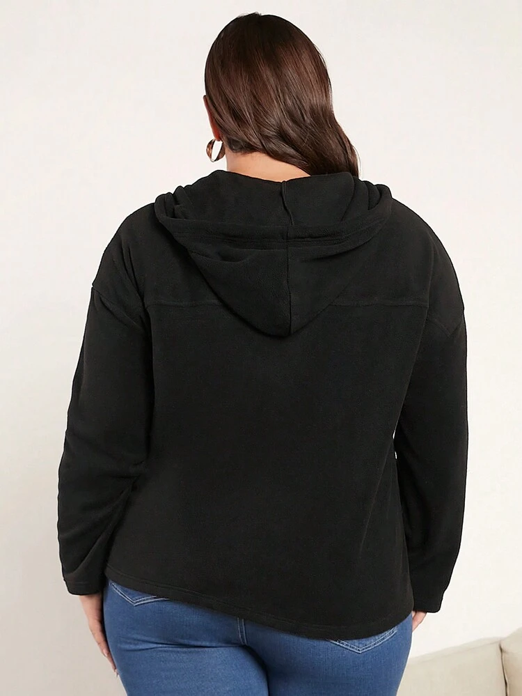 Plus Flap Pocket Button Front Coat