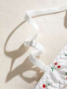 SHEIN 5pcs Fruits Print Lace Trim Bralette, Kawaii - Multicolor - View 5