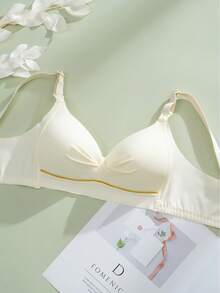 Maternidad Sujetador de lactancia fruncido - Blanco - Ver 7