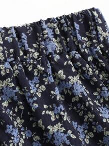 DAZY 高腰碎花半身裙