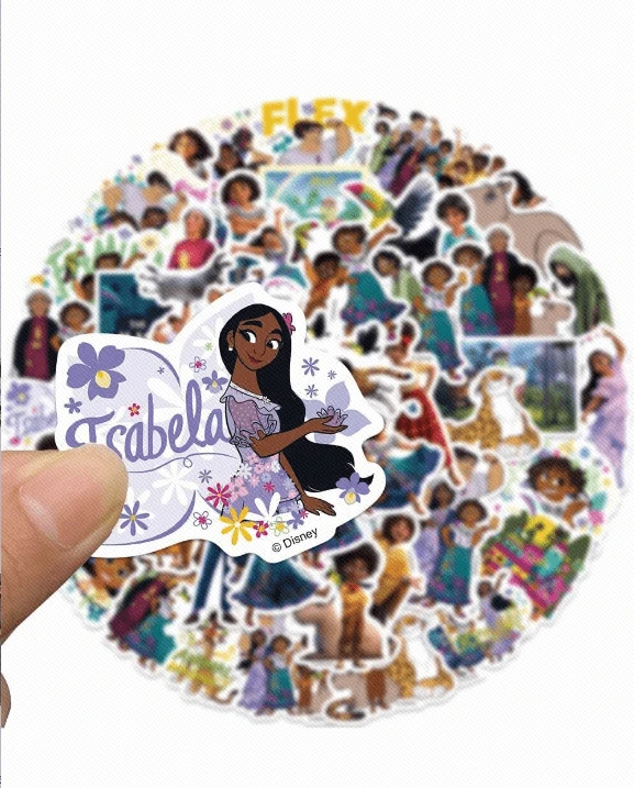 50 CÁI Encanto Chính thức được cấp phép Madrigal Vinyl Nhãn dán chống thấm nước Quà tặng Phim hoạt hình cho chai nước Máy tính xách tay Cản trước chai nước Điện thoại máy tính Mũ cứng Xe hơi và đề can - Nhiều màu - Xem 1