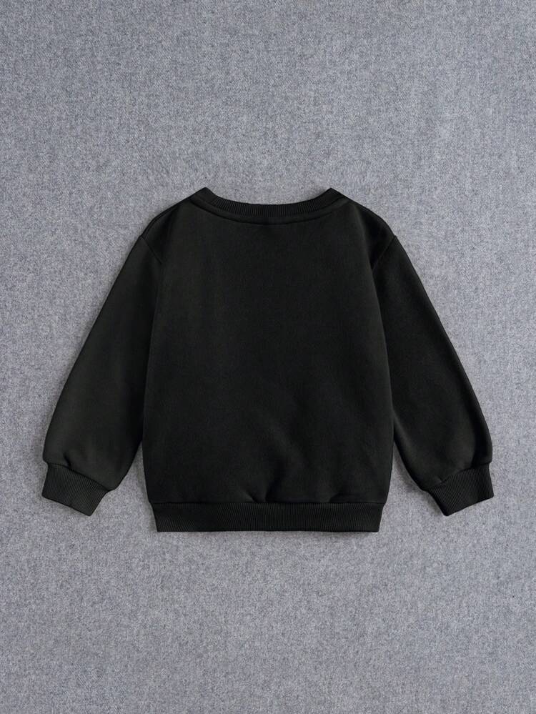 Young Boy Cartoon Graphic Sweatshirt