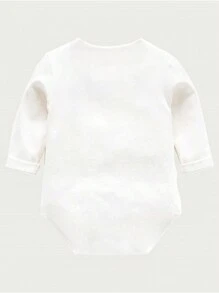 女嬰愛心和標語圖案連身背心