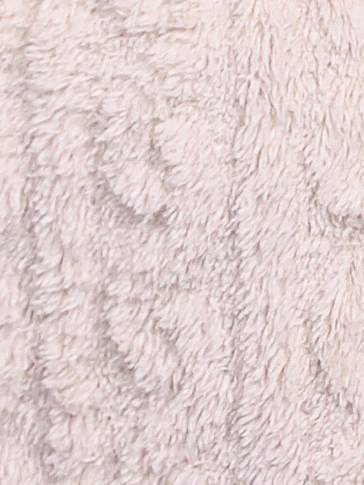 Open Front Hooded Teddy Coat Fall Cloth For Women