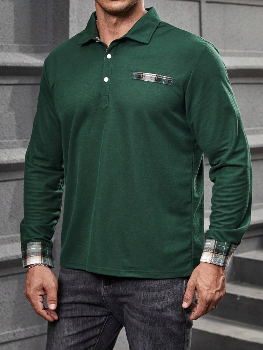 Manfinity Homme Nam Plus In kẻ sọc Áo polo - Nhiều màu - Xem 1