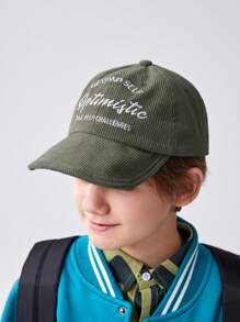 SHEIN 1pc Classic Alphabet Embroidery Fashion Baseball Cap - Grey - View 1