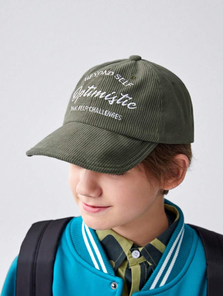 SHEIN 1pc Classic Alphabet Embroidery Fashion Baseball Cap - Grey - View 1