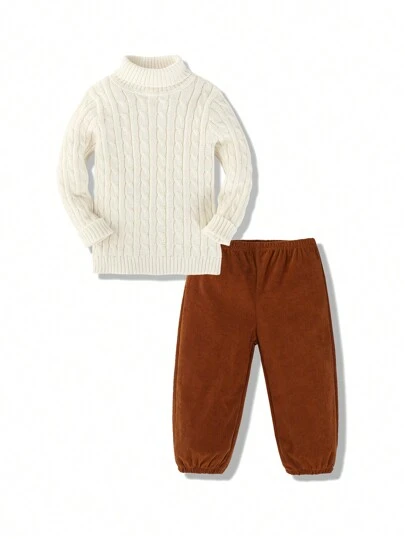 Baby Boy Turtleneck Tee & Pants