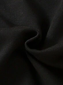 SHEIN 男嬰標語圖案T恤 - 黑色 - 查看 6