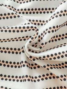 Đứa bé trai In sọc Chi tiết được vá Áo nỉ - Nhiều màu - Xem 3