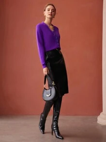 MOTF PREMIUM 蕾絲邊開襟衫