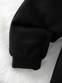 男嬰格紋印花襯衫&夾克背心和褲子