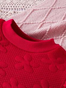 2入組女嬰荷葉邊運動衫 - 彩色 - 查看 3