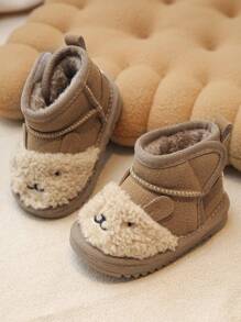 Bottes à fermeture auto-agrippante pour bébé, motif dessin animé