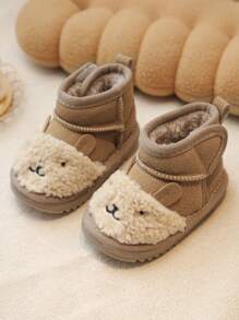 Bottes à fermeture auto-agrippante pour bébé, motif dessin animé