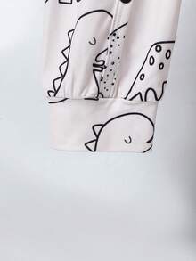 Đứa bé trai 2 Miếng In Khủng long Áo liền quần - Nhiều màu - Xem 7