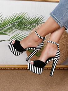 Women's High Platform Chunky Heel Sandals