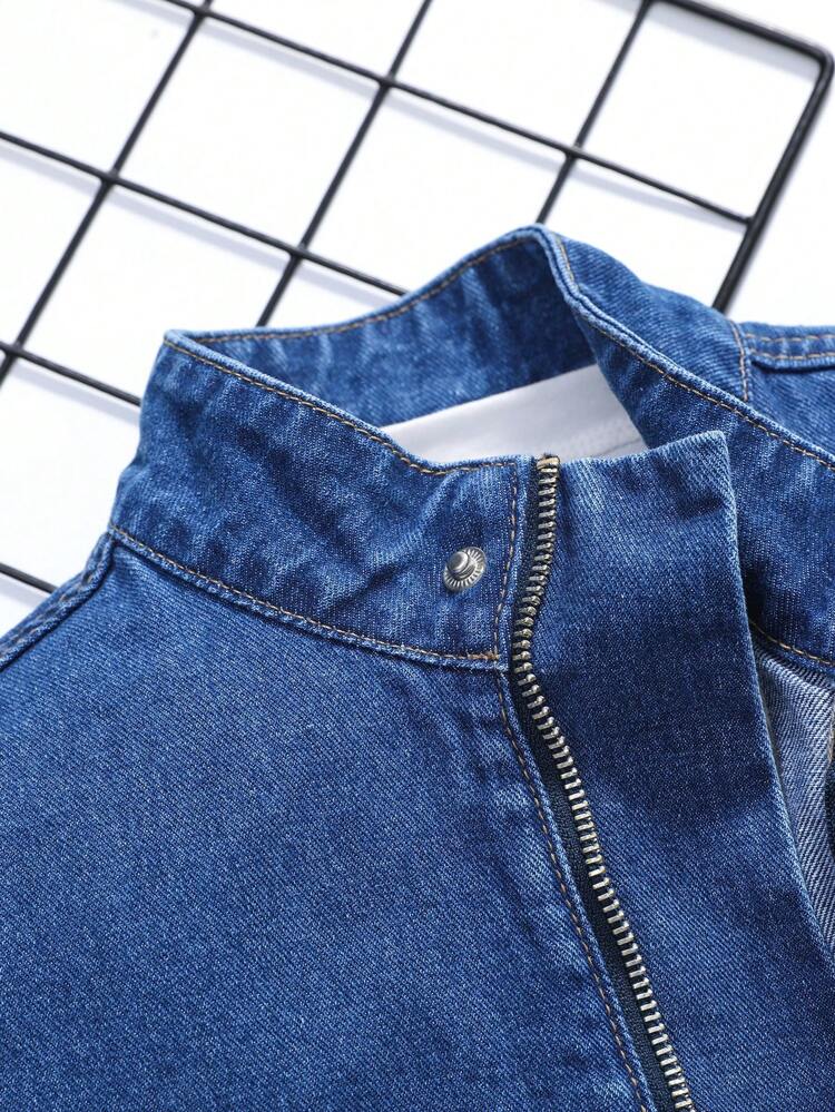 Tween Boy Flap Pocket Denim Jacket