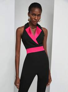 Maija 女裝連體褲 - 黑色 - 查看 6