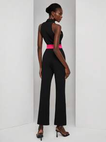 Maija 女裝連體褲 - 黑色 - 查看 2