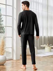 Mężczyźni Jednolity V Dekolt Bielizna Termiczna Komplety Biżuterii