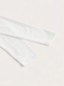 SHEIN 孕婦3入組素色側收褶T恤 - 彩色 - 查看 3