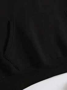 Áo Hoodie Nữ Thời Trang Thường Ngày, Áo Hoodie Phong Cách Preppy, Họa Tiết Bướm, Áo Tay Dài, Ấm Áp, Thích Hợp Cho Mùa Thu Đông, Màu Đen - màu đen - Xem 5