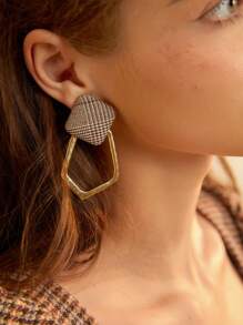 SHEIN MOD 時尚幾何耳環