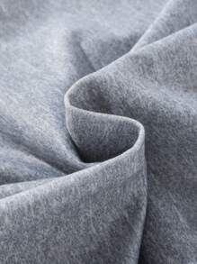 SHEIN 女大童3入組字母圖案連帽衫 - 黑與白 - 查看 3