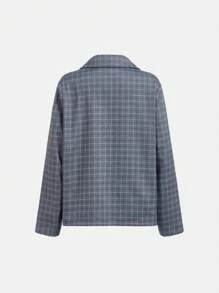 3pcs/Set Tween Boys' Elegant Fitted 2 In 1 Shirt, Suit Jacket And Pants Matching Set - Multicolor - View 12