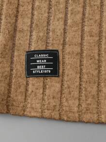 SHEIN Tween Boy Letter Patched Detail Tee - Multicolor - View 5