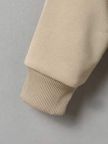 SHEIN Young Boy Letter Graphic Raglan Sleeve Sweatshirt - Multicolor - View 3