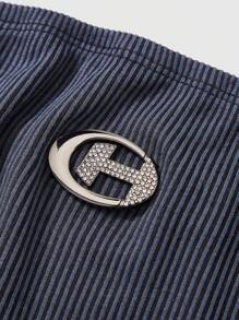 SHEIN EZwear 3pcs Patched Detail Tube Top - Multicolor - View 7