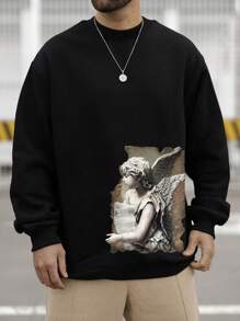 Manfinity Homme 男士運動衣 - 黑色 - 查看 1