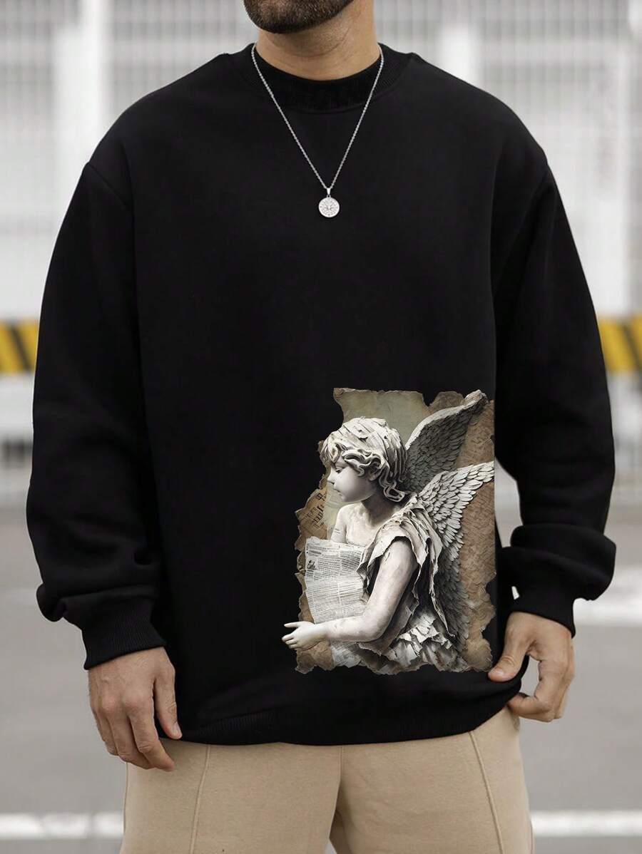 Manfinity Homme 男士運動衣 - 黑色 - 查看 1