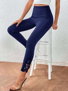 SHEIN Clasi Ren tương phản Xà cạp - Màu xanh hải quân - Xem 1
