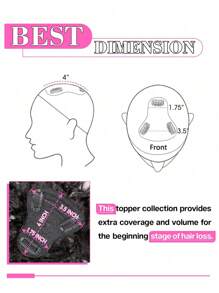 自然黑色頭髮帶劉海人類頭髮適合女士夾片接髮日常使用 - Natural Black - 查看 4