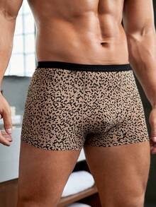 Men Leopard Print Boxer Brief - Multicolor - View 4