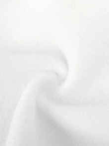 Manfinity Homme 寬鬆版型男士卡通圖形束口加厚連帽衫 - 白色 - 查看 3