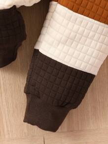 Đứa bé trai Đồ họa Hoạt hình Khối màu Áo len & Quần nỉ - Nhiều màu - Xem 7