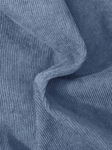 SHEIN 男大童1入組口袋貼布襯衫