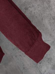 SHEIN Tween Boy Casual Solid Color Long Sleeve Shirt Fall Winter