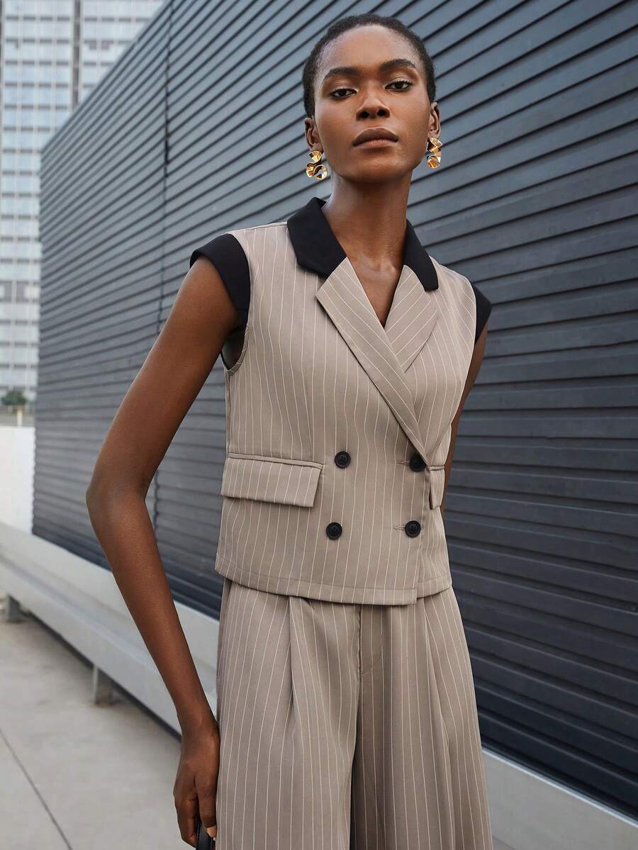 BizChic 女士西裝外套 - 卡其色 - 查看 1