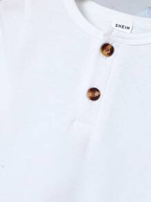 男嬰3入組半排扣T恤 - 彩色 - 查看 5