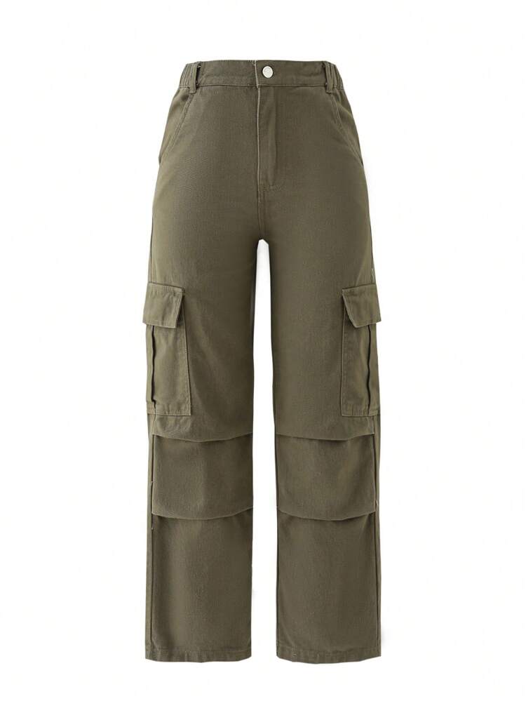 Tween Boy Flap Pocket Side Cargo Jeans
