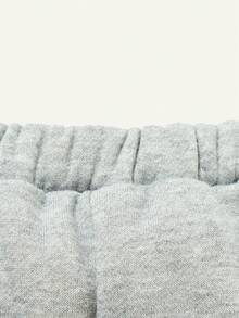 男嬰小熊印花衛衣和衛褲 - 淺灰色 - 查看 5