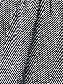 SHEIN Frenchy 人字形前紐扣荷葉邊下擺花呢外套 - 灰色 - 查看 7